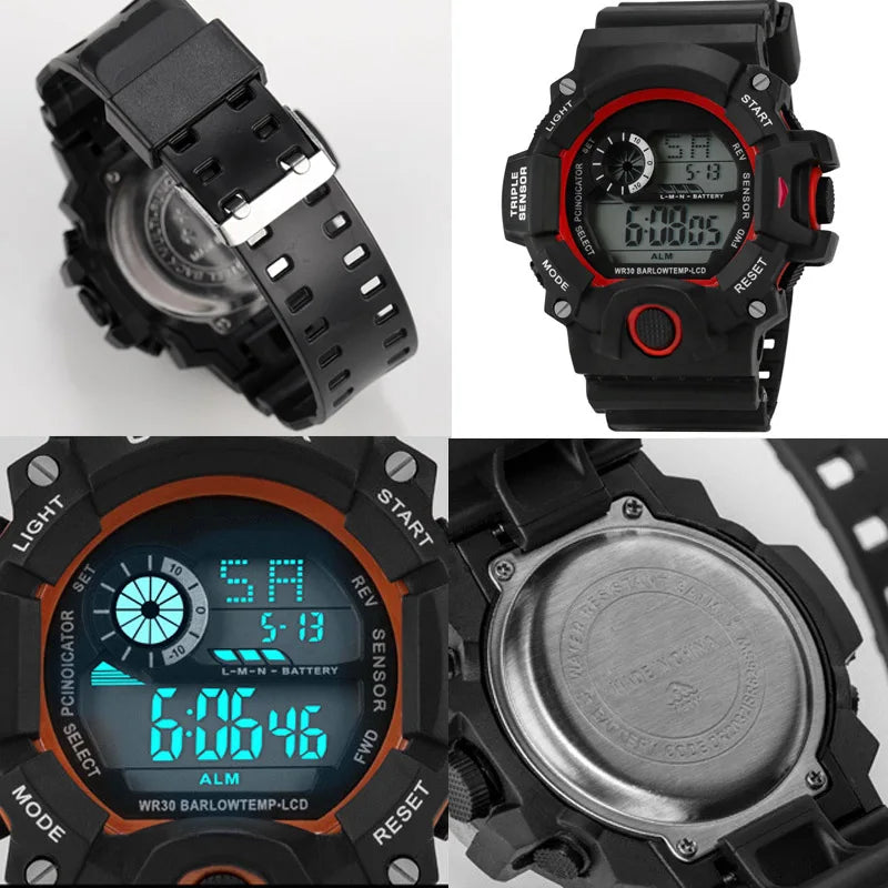 "Military Sports Watch - Waterproof, Luminous & Multifunctional"