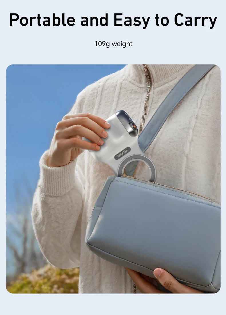 "TELESIN Magnetic Phone Grip - Shooting Handle with Remote Control"