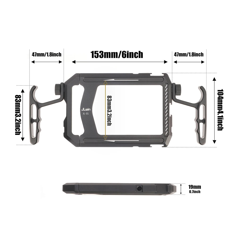 FOTGA Smartphone Metal Video Cage Kit