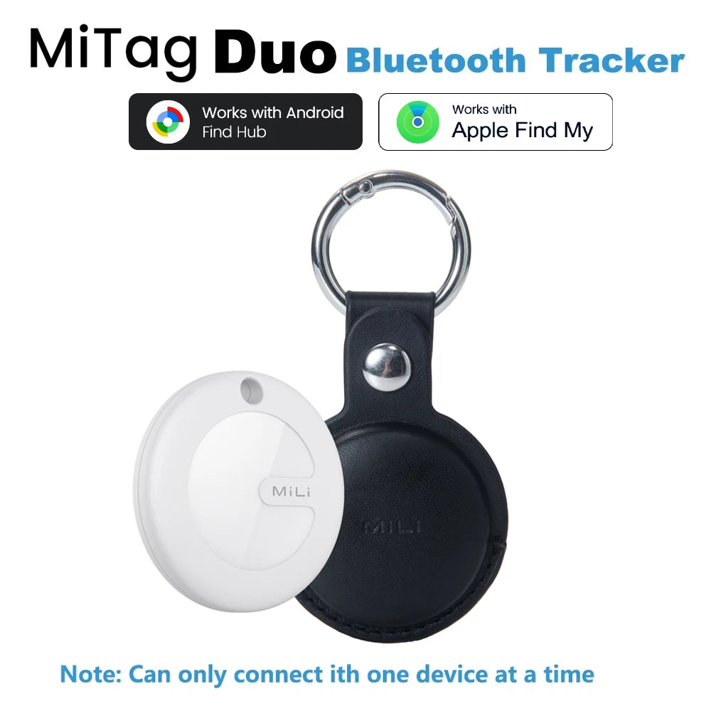 "MiLi MiTag Duo - Smart GPS Tracker for Pets, Keys & Belongings"