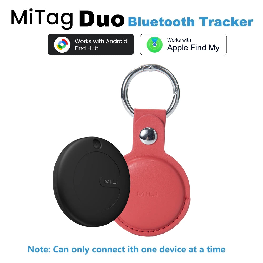 "MiLi MiTag Duo - Smart GPS Tracker for Pets, Keys & Belongings"