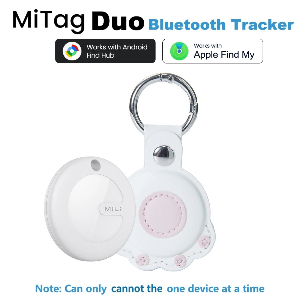 "MiLi MiTag Duo - Smart GPS Tracker for Pets, Keys & Belongings"