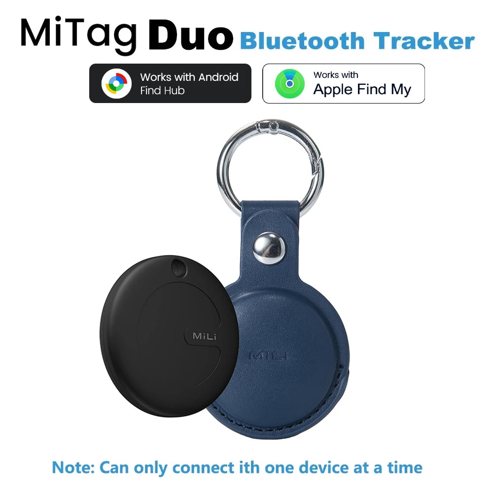 "MiLi MiTag Duo - Smart GPS Tracker for Pets, Keys & Belongings"