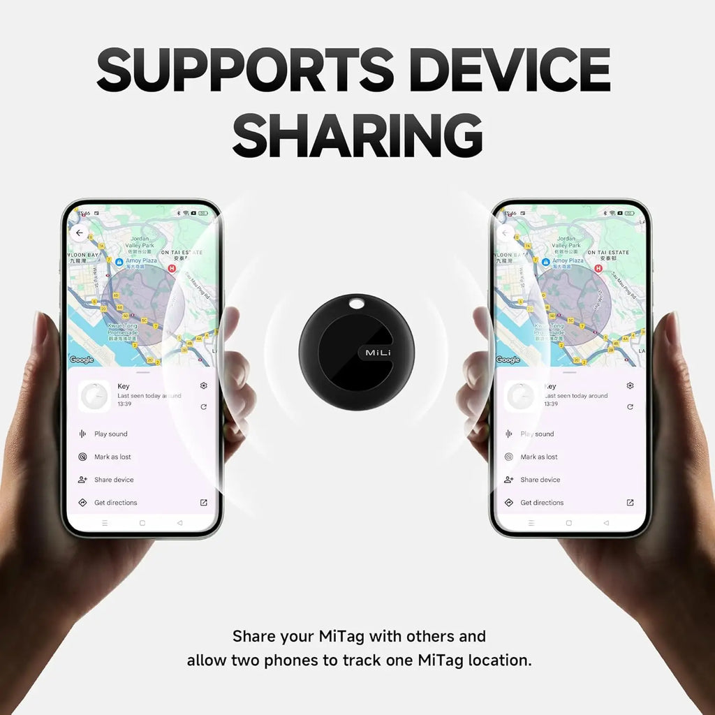 "MiLi MiTag Duo - Smart GPS Tracker for Pets, Keys & Belongings"