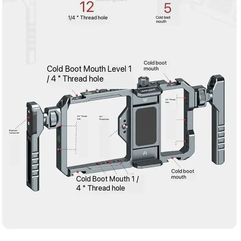 Smartphone Video Cage Kit with Handles