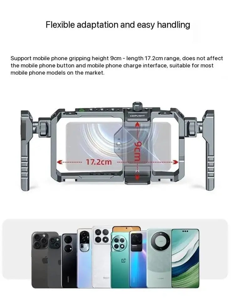Smartphone Video Cage Kit with Handles