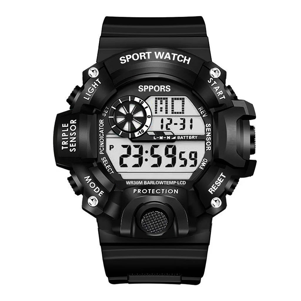 "Military Sports Watch - Waterproof, Luminous & Multifunctional"