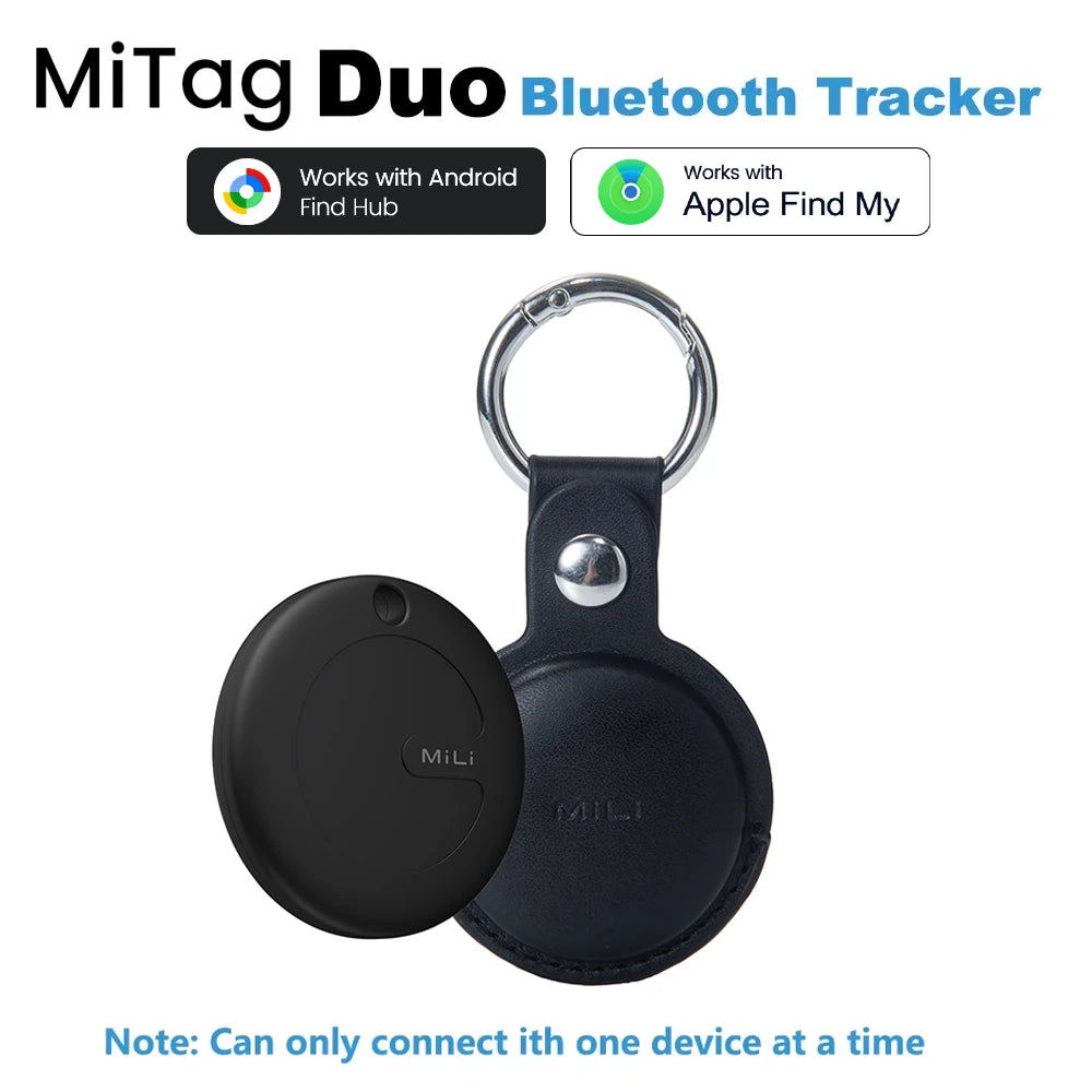 "MiLi MiTag Duo - Smart GPS Tracker for Pets, Keys & Belongings"