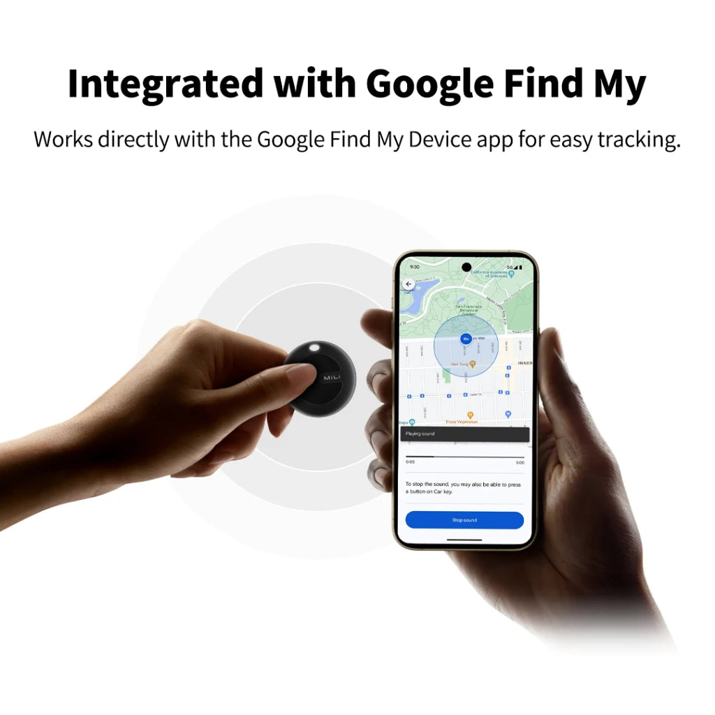 "MiLi MiTag Duo - Smart GPS Tracker for Pets, Keys & Belongings"