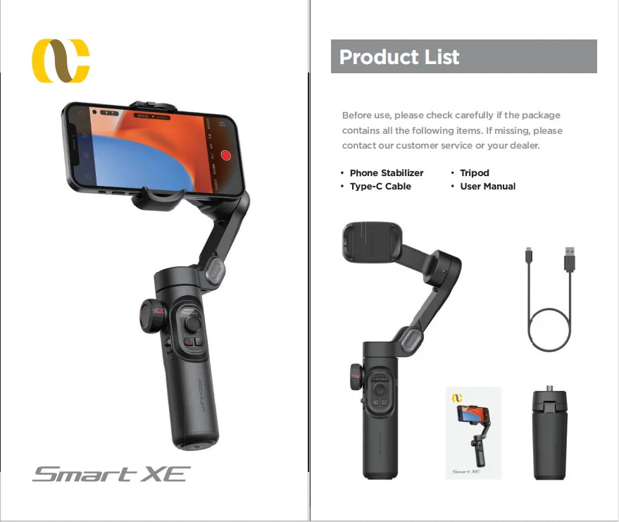 AOCHUAN Smart XE 3-Axis Smartphone Gimbal