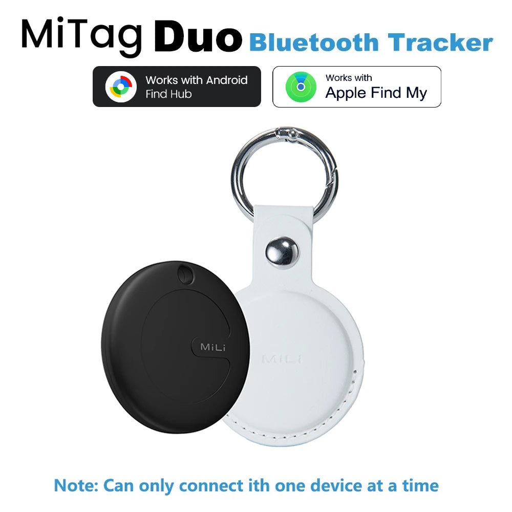 "MiLi MiTag Duo - Smart GPS Tracker for Pets, Keys & Belongings"