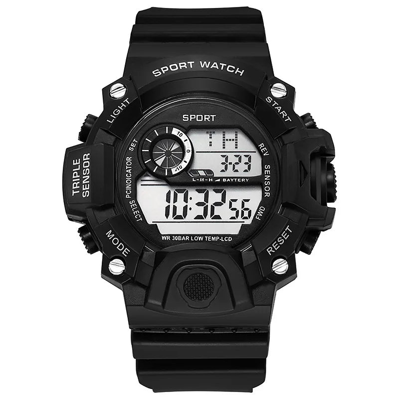 "Military Sports Watch - Waterproof, Luminous & Multifunctional"