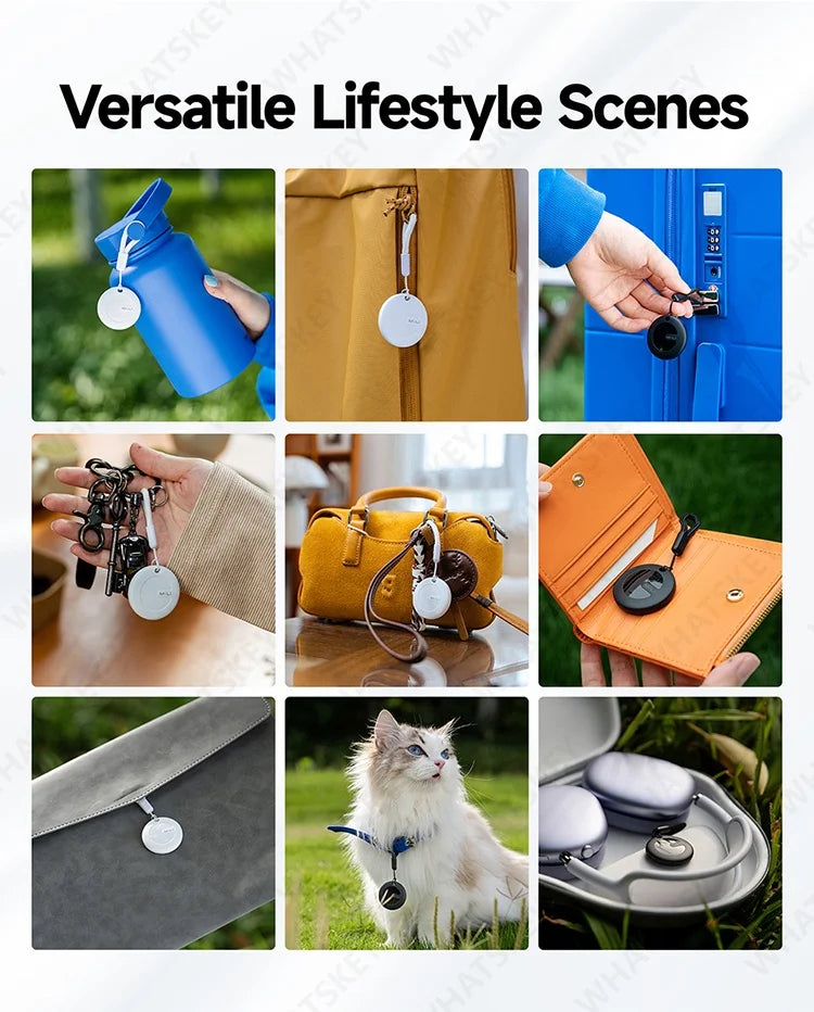 "MiLi MiTag Duo - Smart GPS Tracker for Pets, Keys & Belongings"
