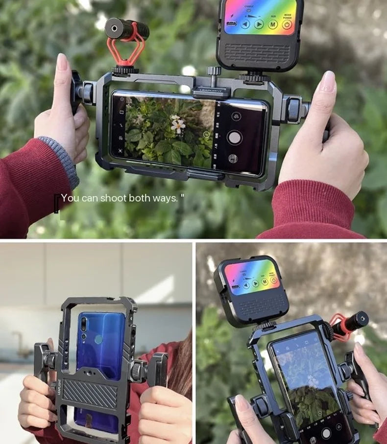 Smartphone Video Cage Kit with Handles