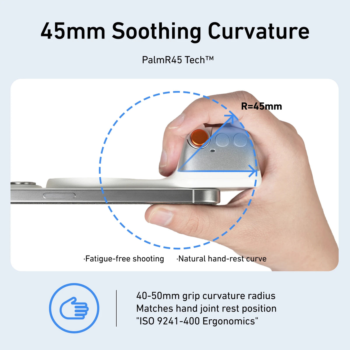 "TELESIN Magnetic Phone Grip - Shooting Handle with Remote Control"