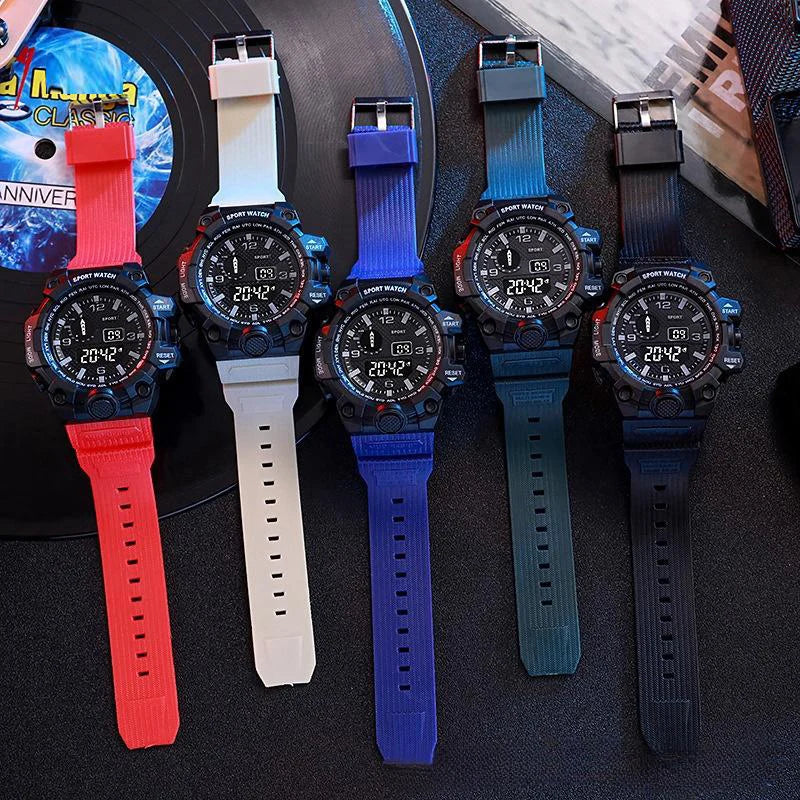 "Military Sports Watch - Waterproof, Luminous & Multifunctional"