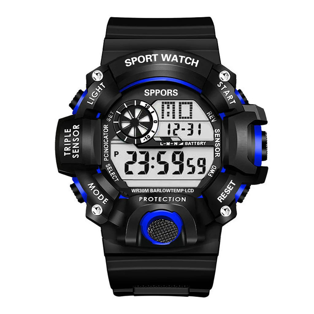 "Military Sports Watch - Waterproof, Luminous & Multifunctional"