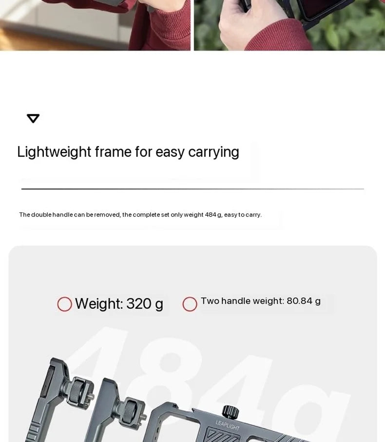 Smartphone Video Cage Kit with Handles