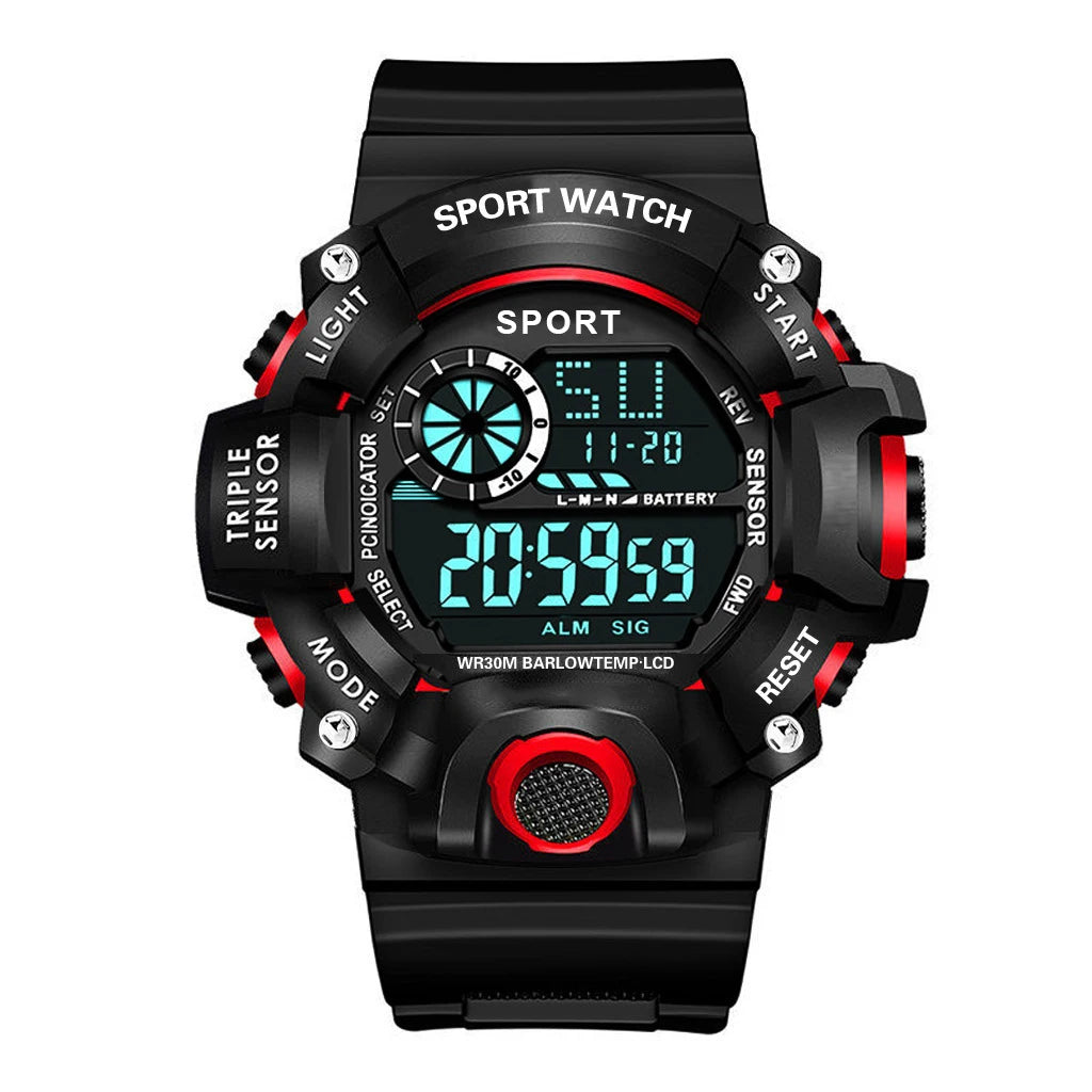 "Military Sports Watch - Waterproof, Luminous & Multifunctional"