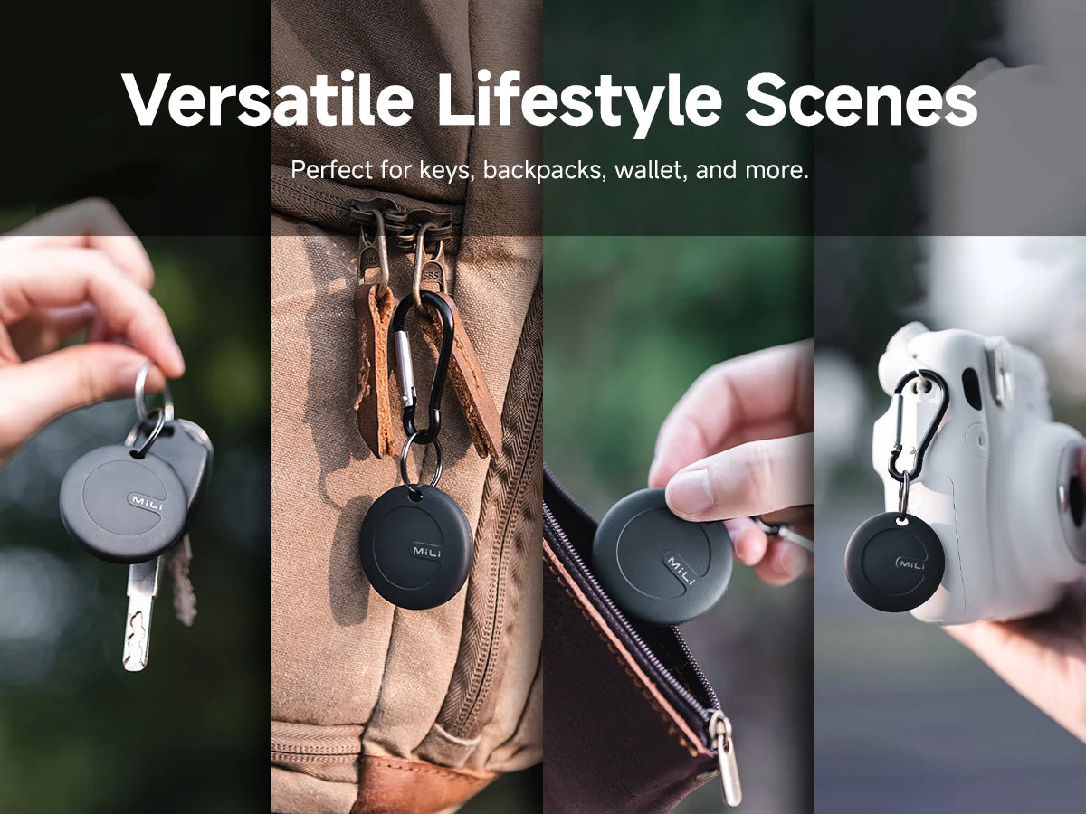 "MiLi MiTag Duo - Smart GPS Tracker for Pets, Keys & Belongings"