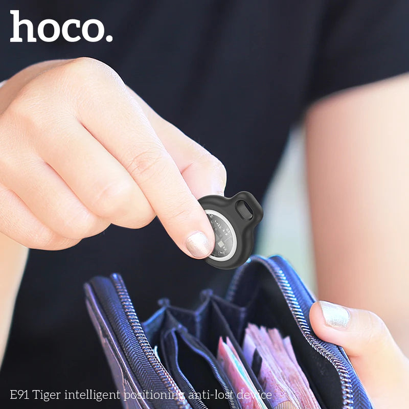 "HOCO E91 Smart GPS Tracker - Anti-Lost Finder for Pets, Keys & Kids"