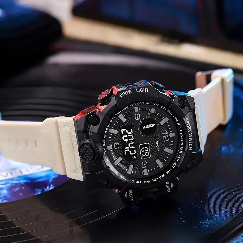 "Military Sports Watch - Waterproof, Luminous & Multifunctional"
