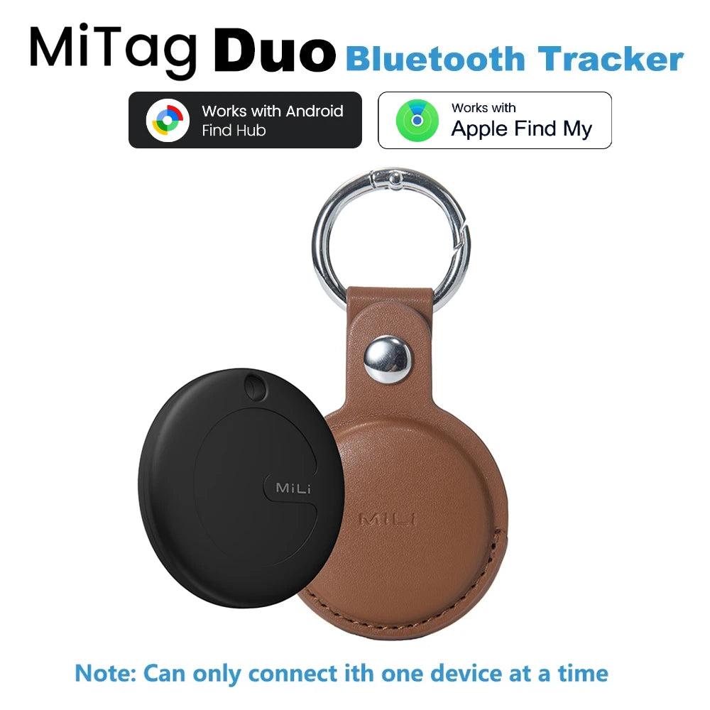 "MiLi MiTag Duo - Smart GPS Tracker for Pets, Keys & Belongings"