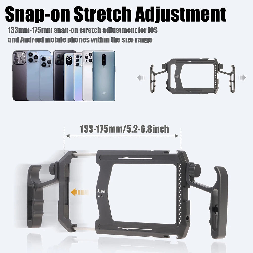 FOTGA Smartphone Metal Video Cage Kit