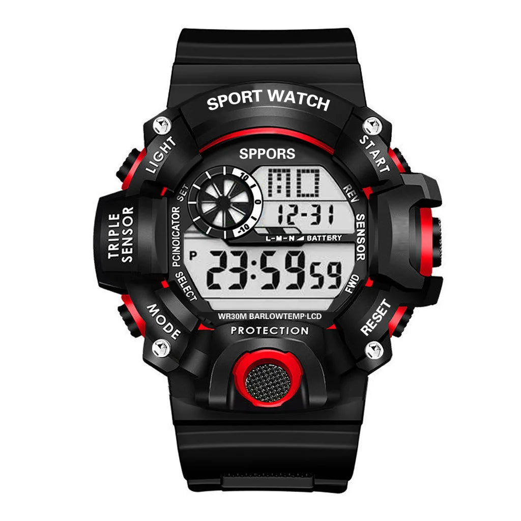 "Military Sports Watch - Waterproof, Luminous & Multifunctional"